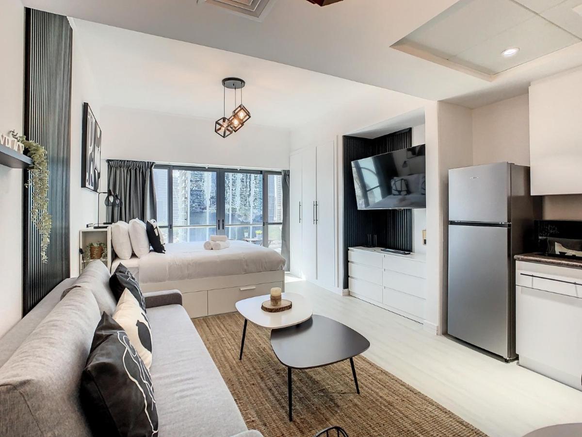 Luxury Modern Studio In Jlt With Amazing View & Rooftop Pool - Sleeps 3 Дубай Екстериор снимка